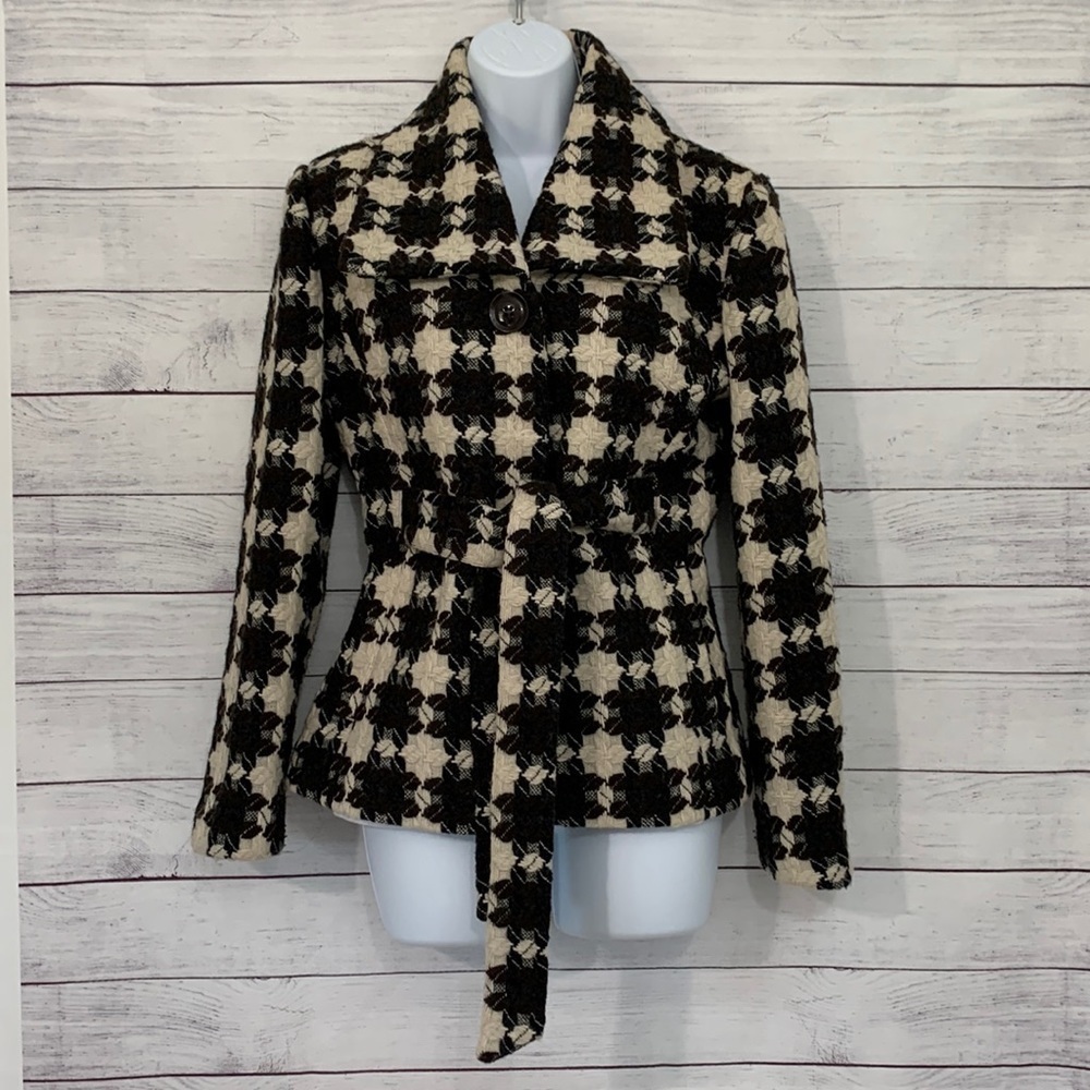 EUC Wool Blend Lined Coat - Picture 2 of 13